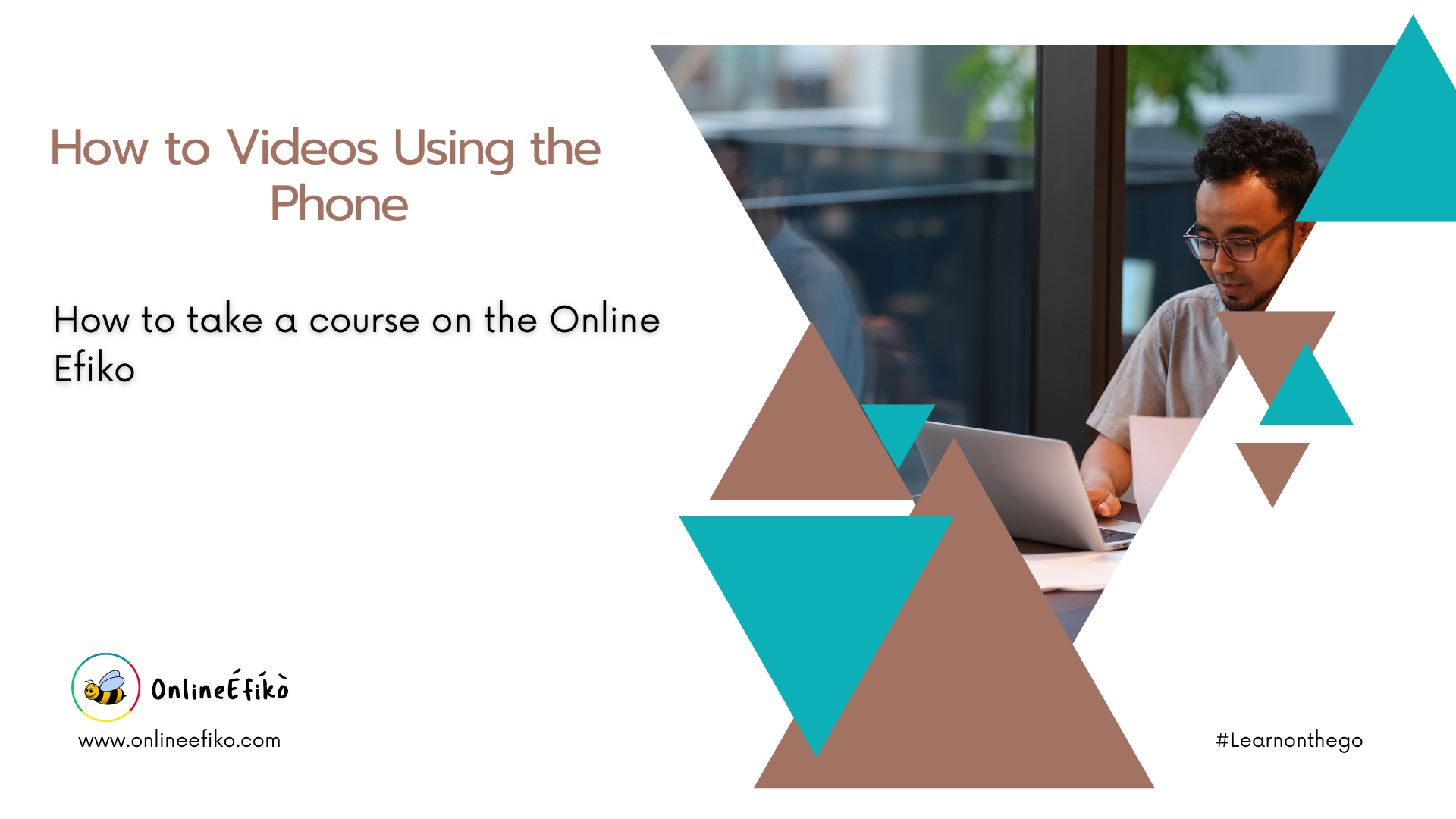 How to take a course on the Online Efiko