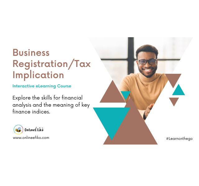 Business Registration/Tax Implication