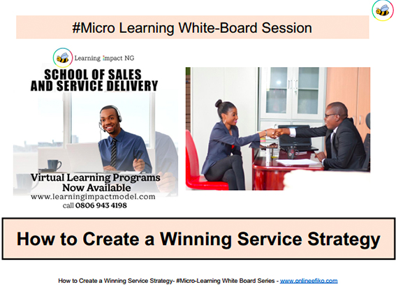 How to Create a Winning Service Strategy